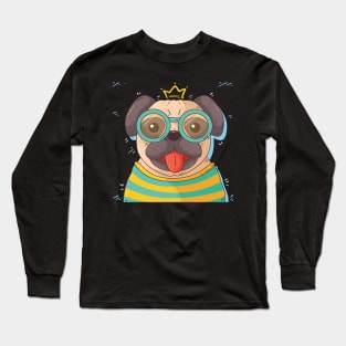 pug dog Long Sleeve T-Shirt